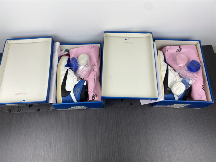 Air Jordan 1 Travis Scott Blank Black Barb True Cap Leather DH3227-105