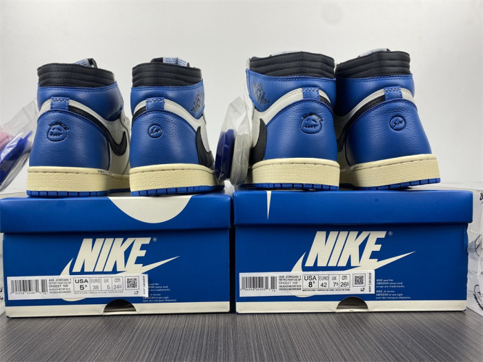 Air Jordan 1 Travis Scott Blank Black Barb True Cap Leather DH3227-105